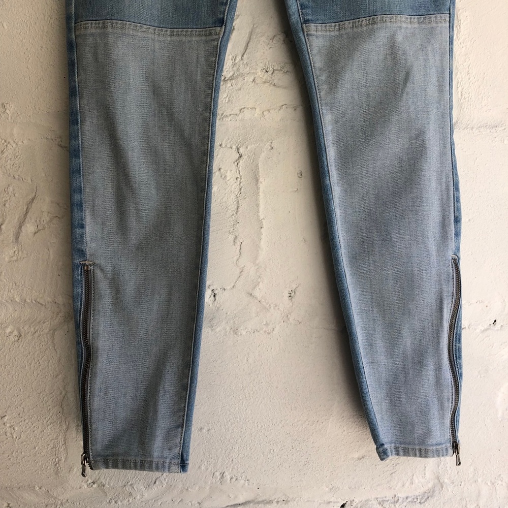 PAIGE  skinny zipper Jeans sz 30 - Picture 5 of 8